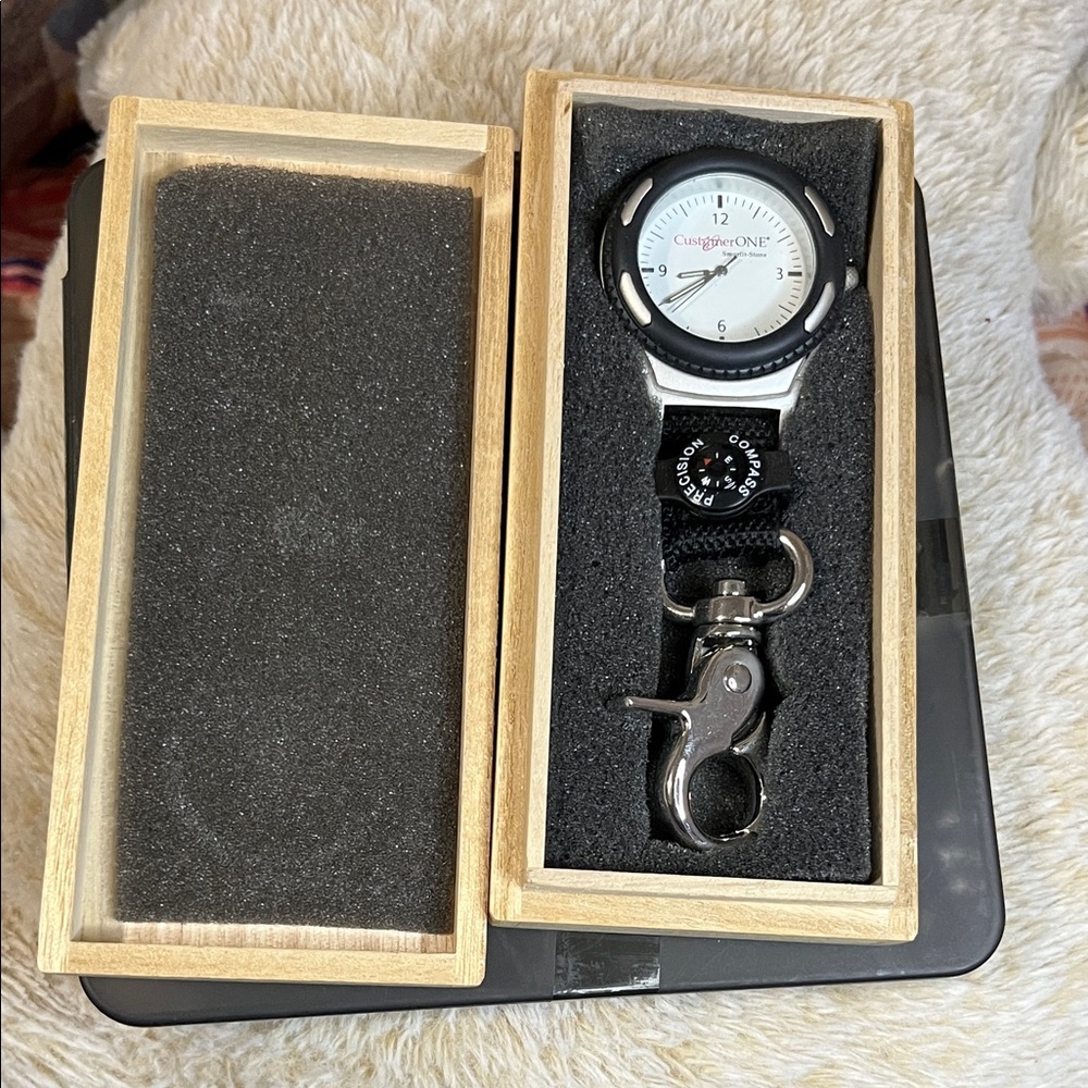 Classic Black and White Men's Watch by